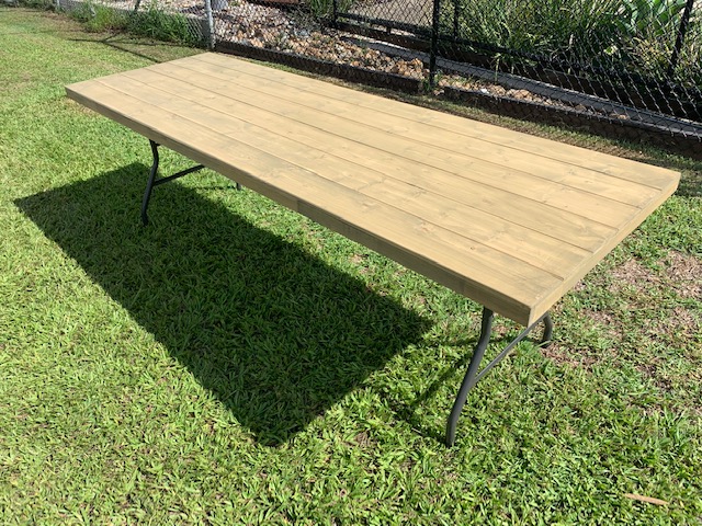 Timber Trestle Table Timber Top Trestle Table